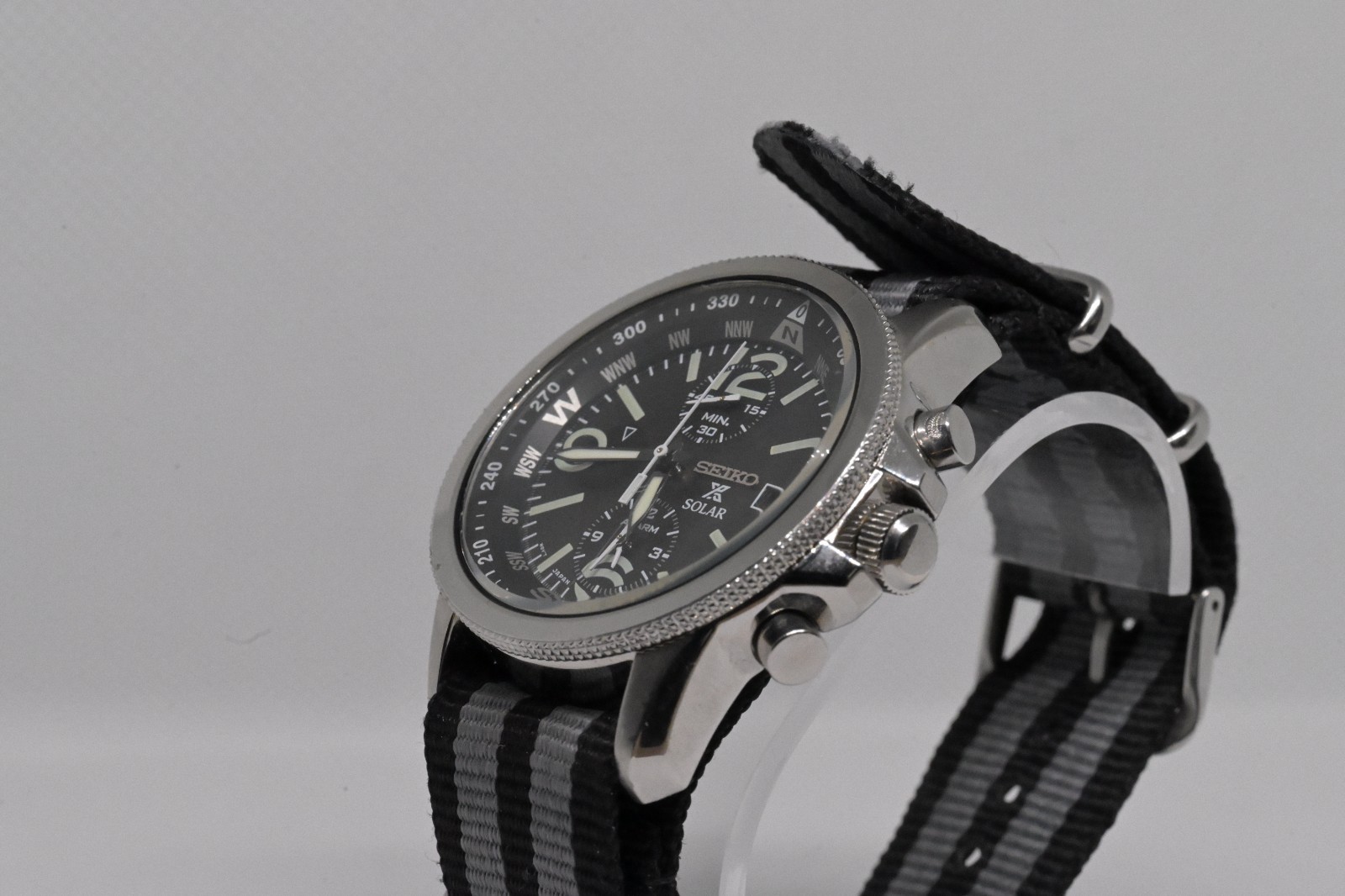 Seiko Mens Adventure Solar Classic Casual Watch – SSC081