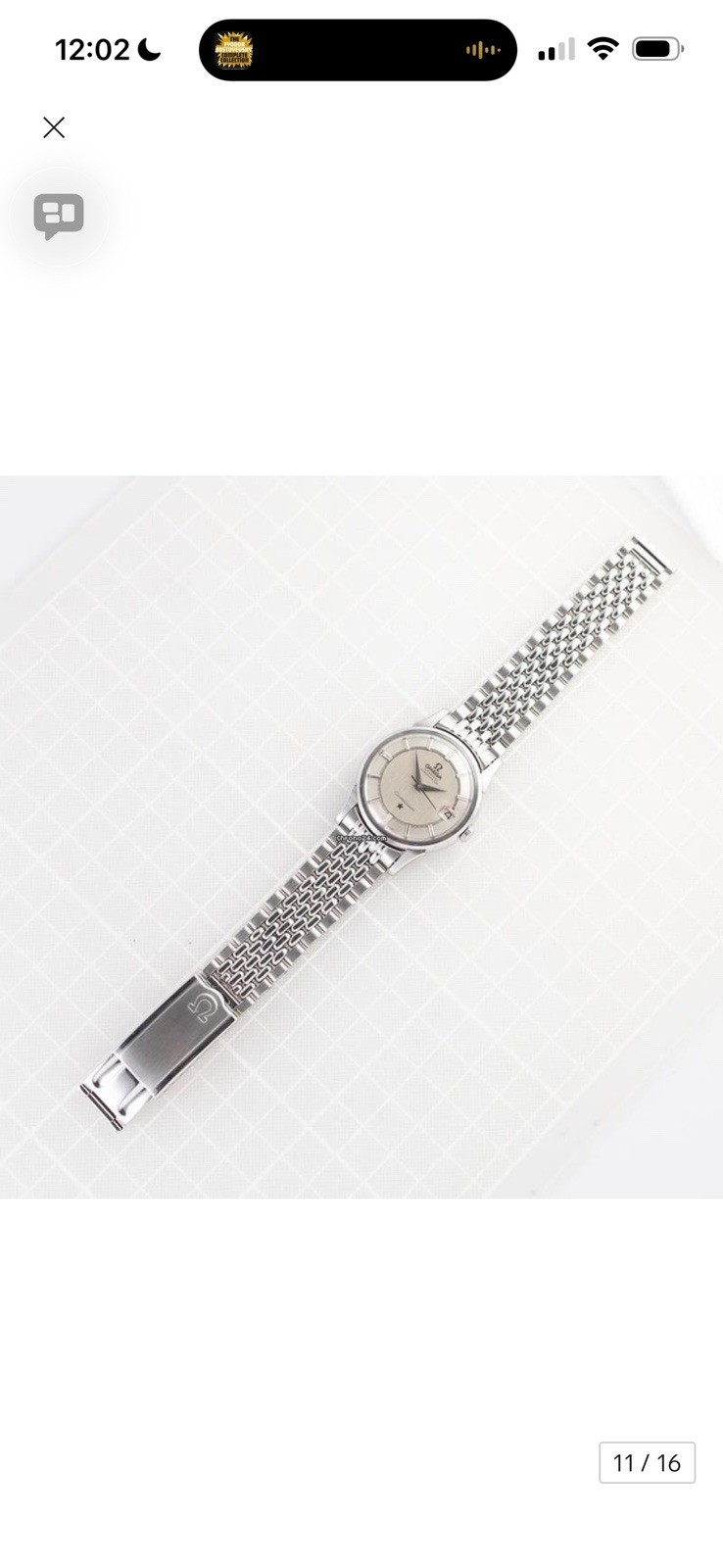 Omega Constellation RARE “Railroad Minute Track” Dial, 1959 Reference 14393