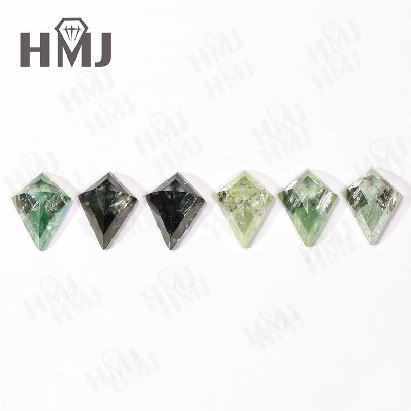Salt and Pepper Moissnite Diamond Kite Pear Cut For Engagement Ring Wedding Gift