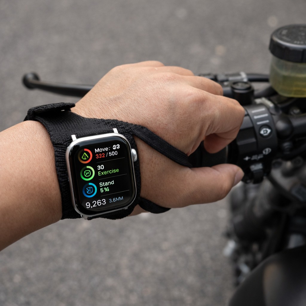 Breathable Knit Ergonomic Band, Perfect View Angle for All Apple Watch