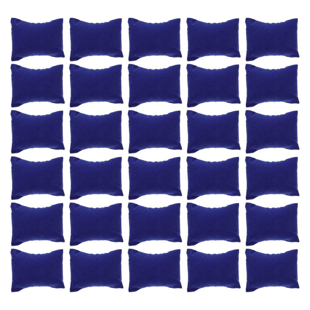 30Pcs Durable Blue Jewelry Display Pillows Soft Watch Cushion Organizer Bulk Set