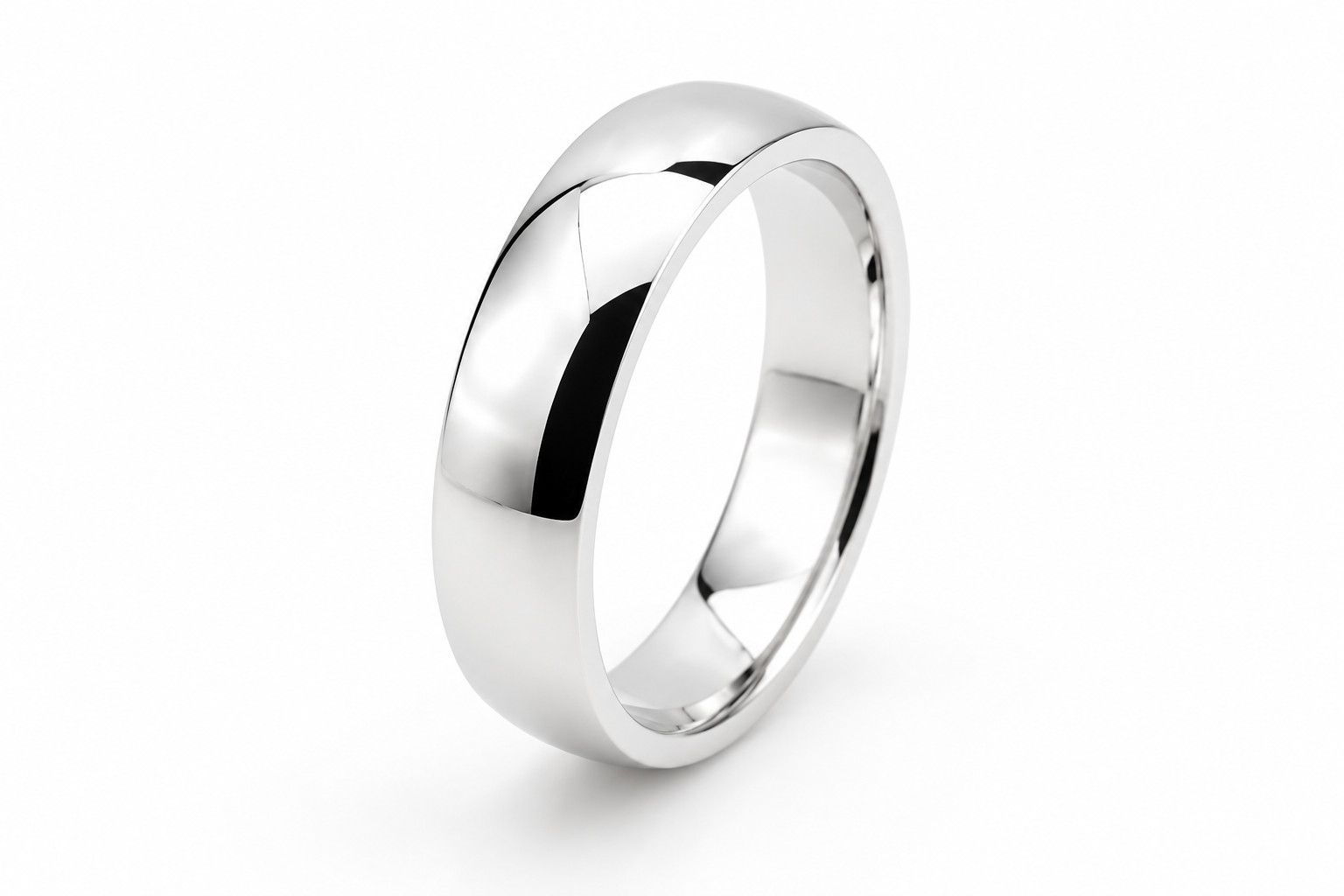 Solid 925 Sterling Silver Wedding Band Ring For Men And Women Multiple Sizes