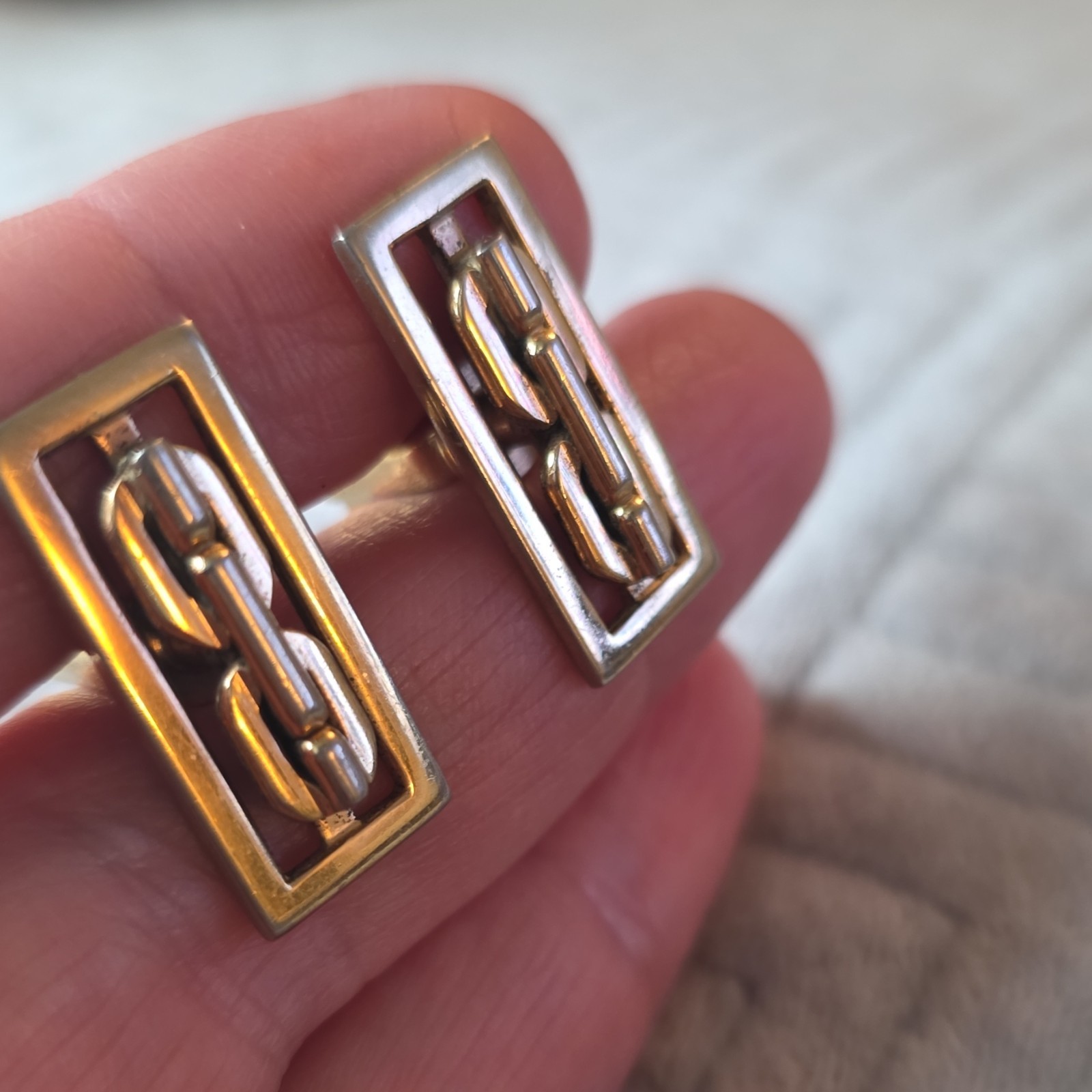Chain Link HICKOK SINGLE Vintage Cuff Link replacement lost/broken zp43