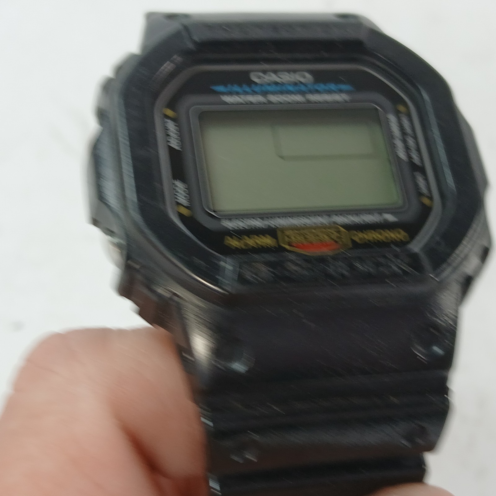 Casio G-Shock Watch Men Digital 44mm Backlight 3229 DW-5600E NEEDS BATTERY