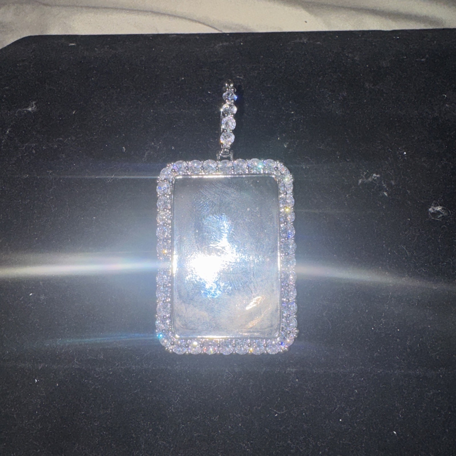Silver Plated Picture Pendant