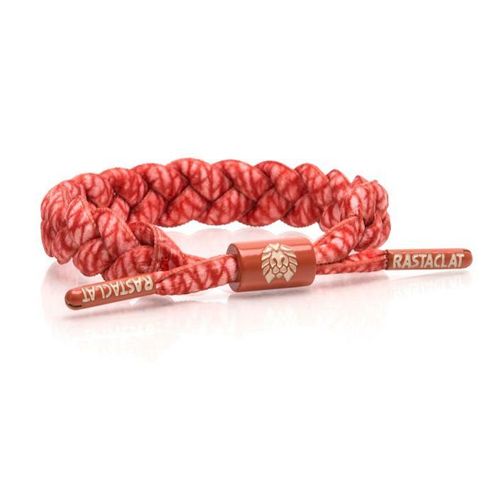 Brand New RASTACLAT Jime Orange White Shoelace Bracelet
