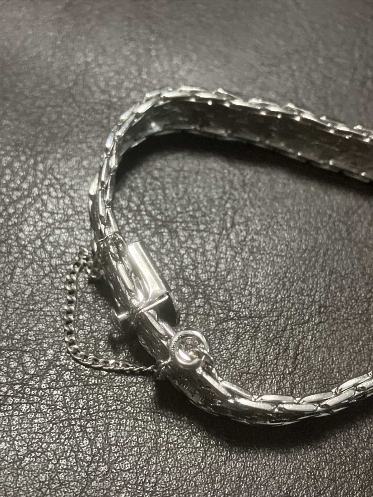 HSB Sterling Silver Bracelet 11.4mm Wide 28 Grams 7.5 Inches