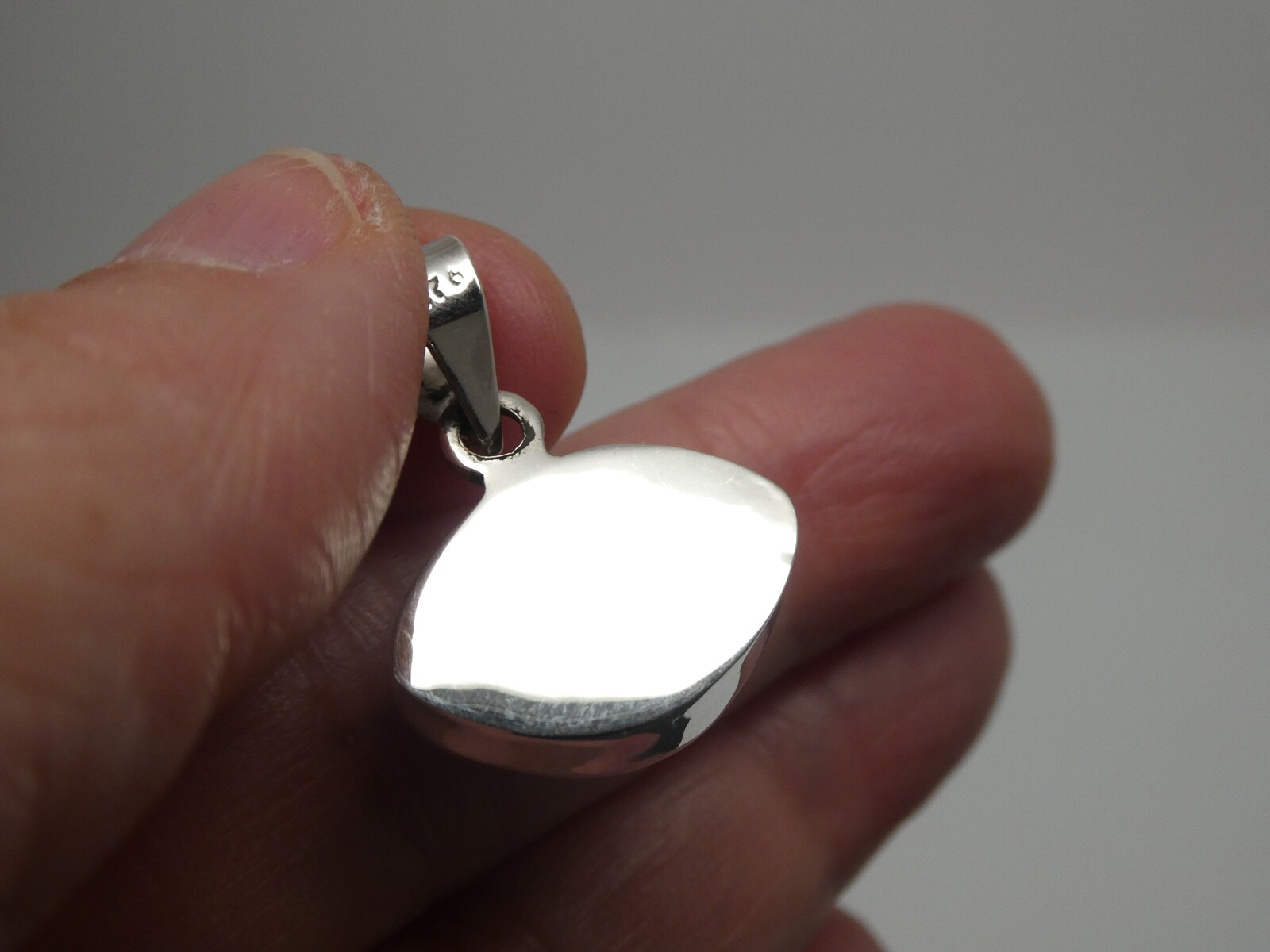 EVIL EYE Sterling Silver 925 Glass Protection Amulet Lucky Pendant Taxco Mexico