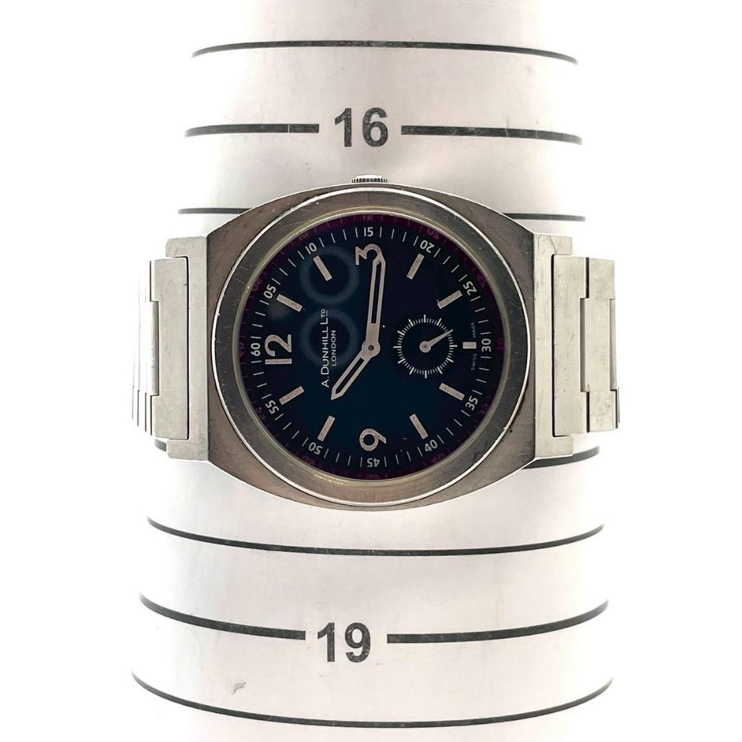 Alfred Dunhill Small Seconds Quartz Watch Silver Stainless Steel Authentic