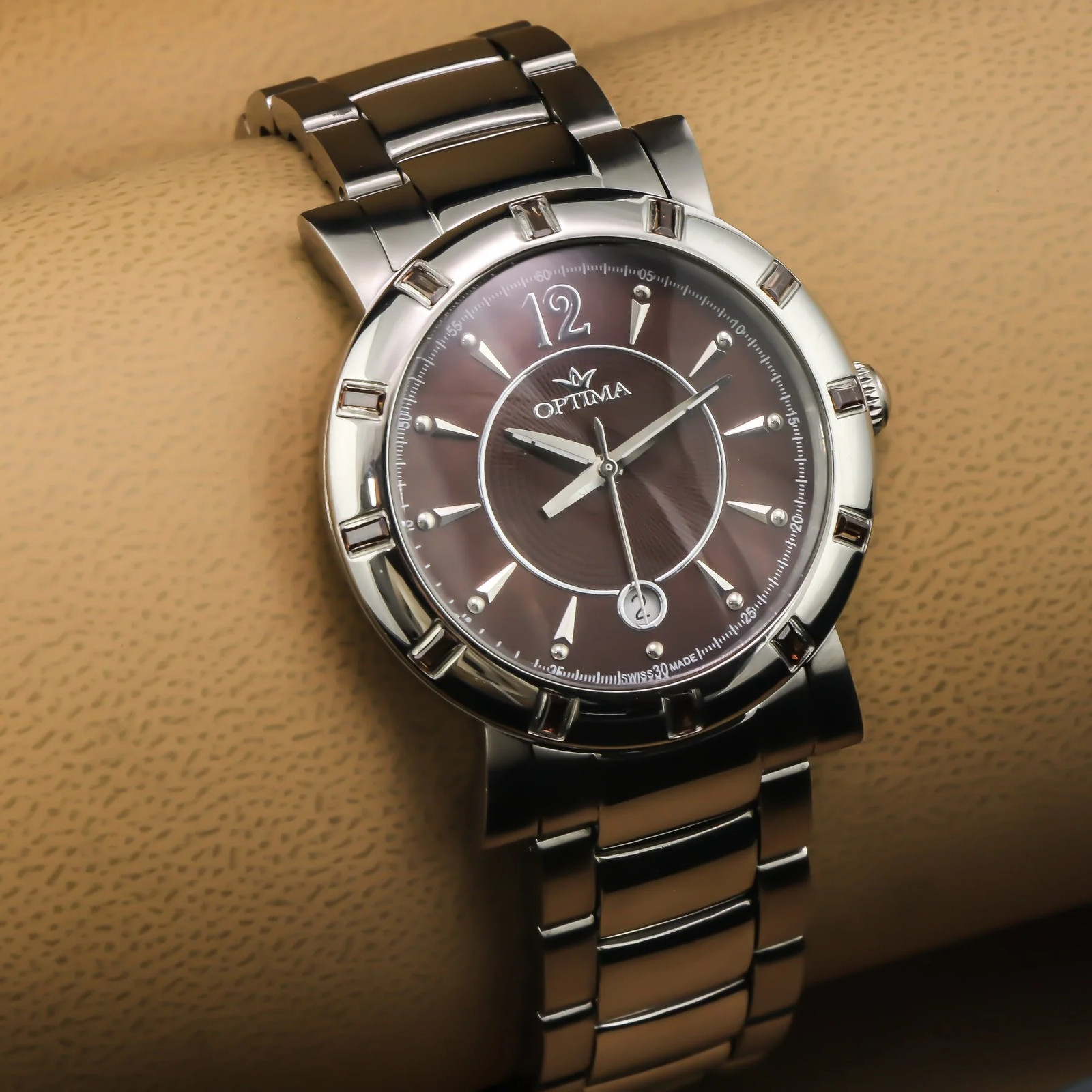 Optima – Swiss Watch – OSL265-SS-4 Quartz 39 mm OSL265 50 meters (5 ATM /