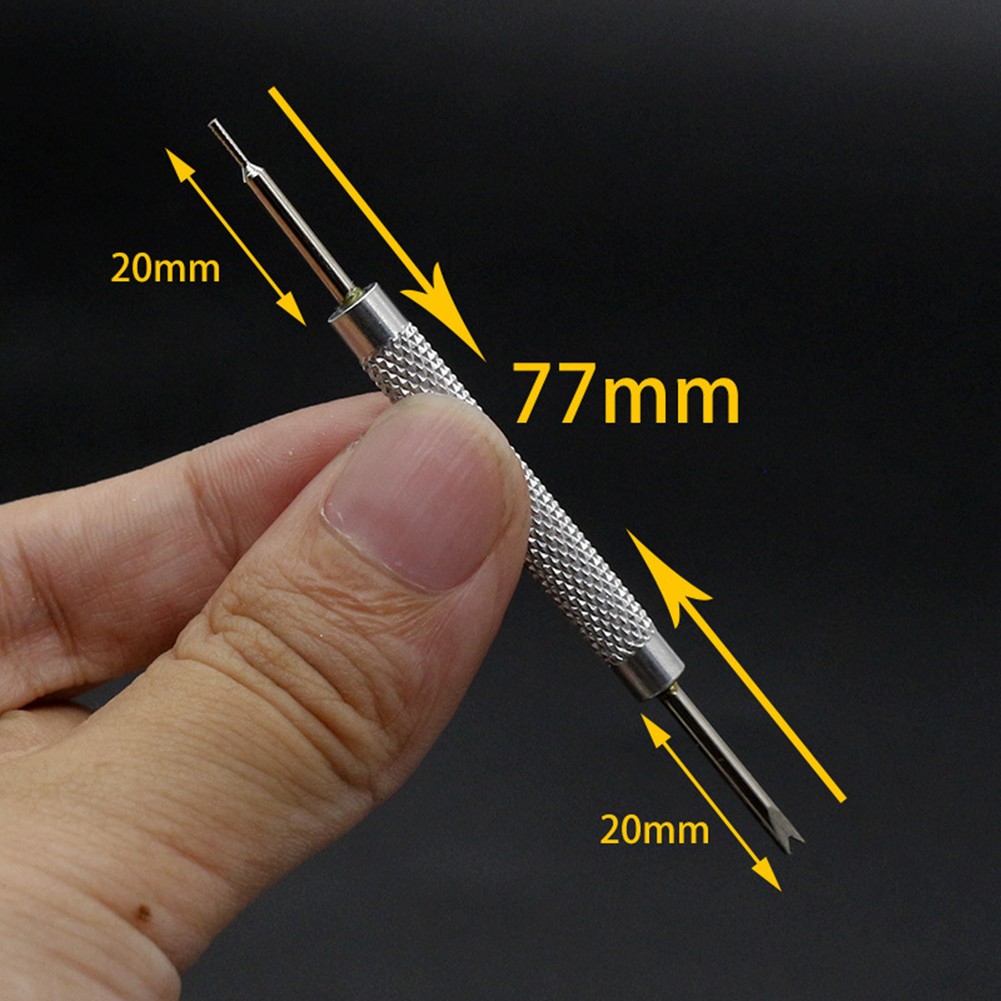 3Pcs Watchmaker Watch Band Spring Bars Strap Link Pins Remover Steel Repair Tool