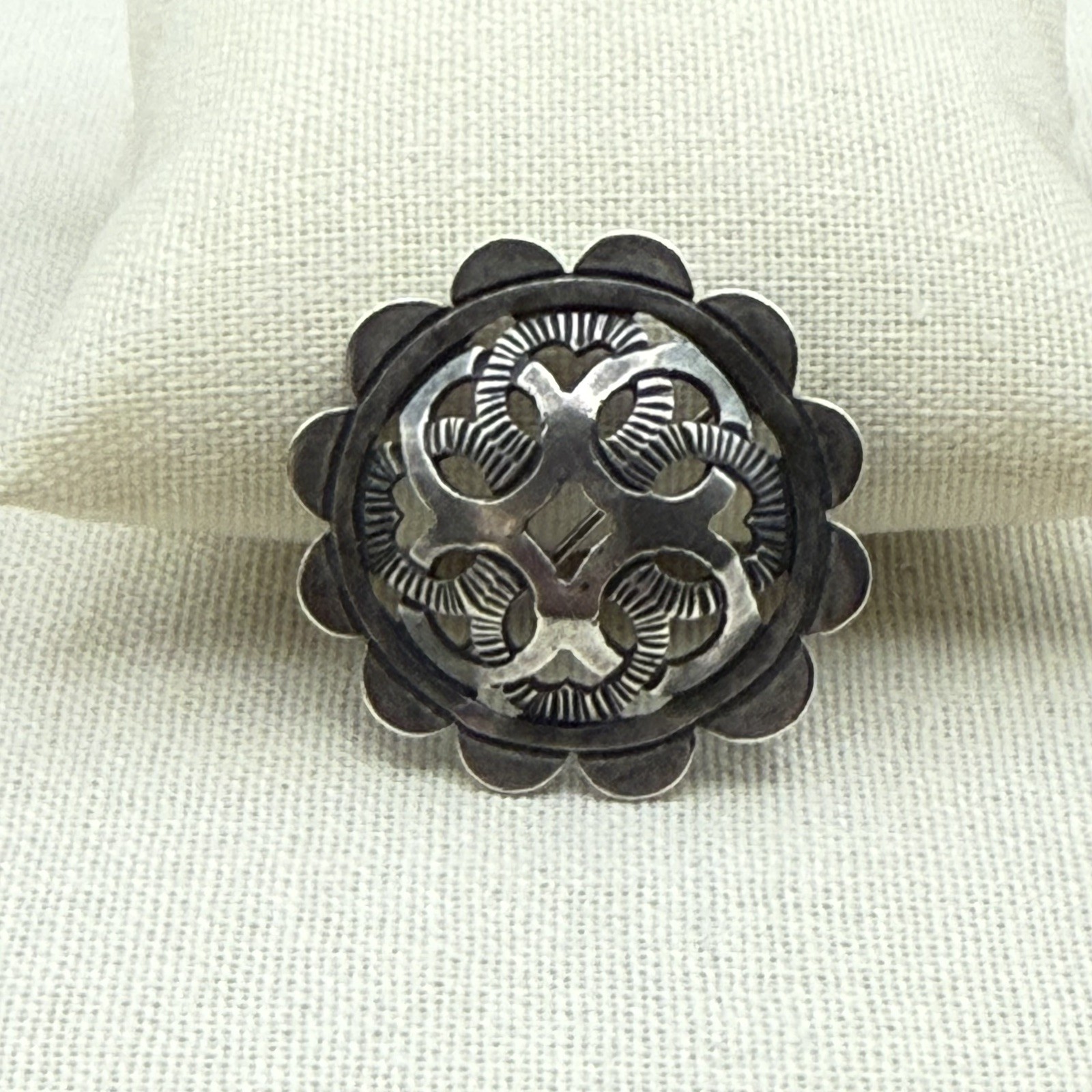 Vintage Mexico Taxco Brooch Pendant Victoria Sterling Silver Eagle 12 MCM