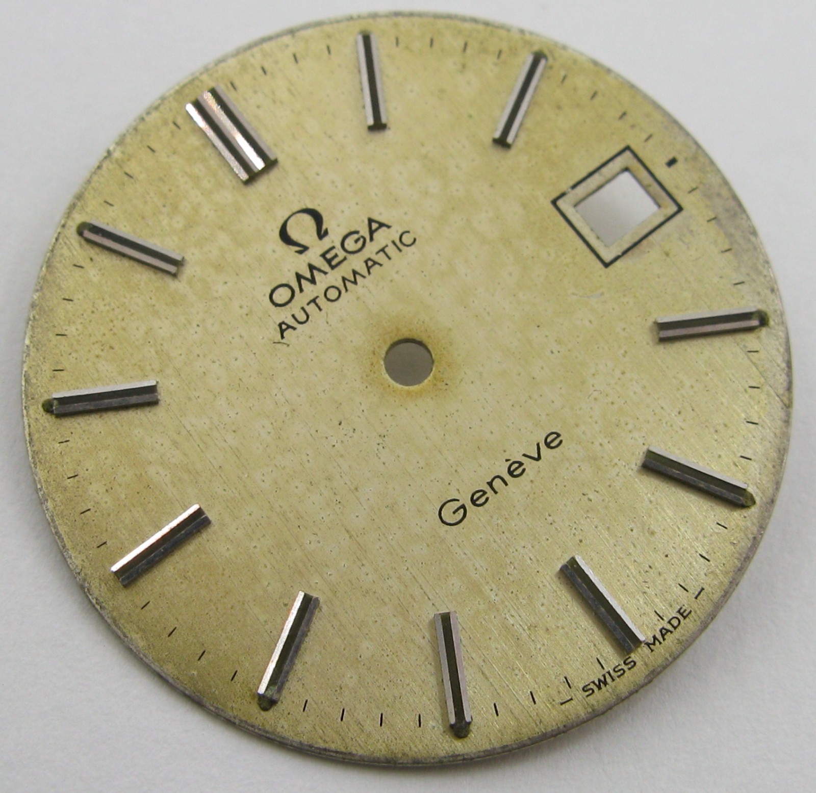 Omega automatic silver dial diam. 29.5 mm with silver markers fit cal. 1010