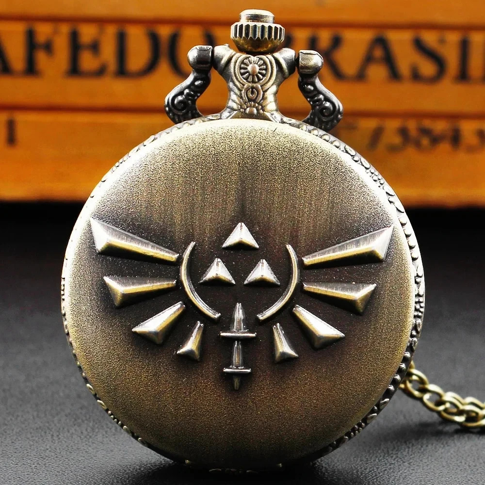 legend of Zelda Quartz Pocket Watch comes with gift box