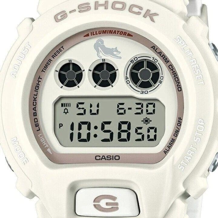 New CASIO G SHOCK White Shiba Production Ended DW6900SHB 7JR Battery Operated wi
