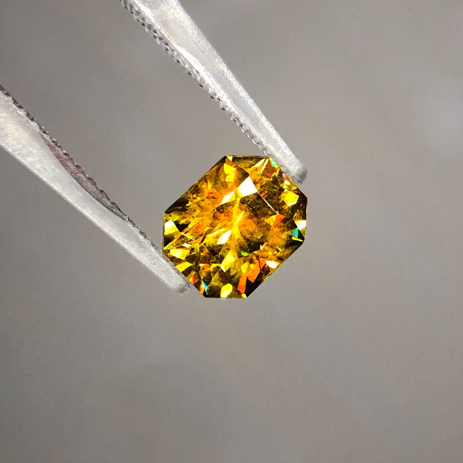 1.75Ct Natural Full Fire Sphene Titanite | Step Cut | Gemstone For Jewelry