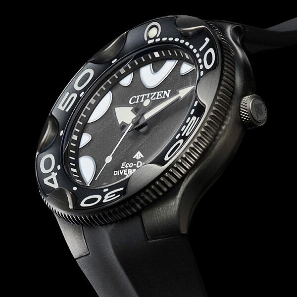 Citizen Promaster MARINE BN0235-01E 200m Diver Watch Solar Analog Men Black