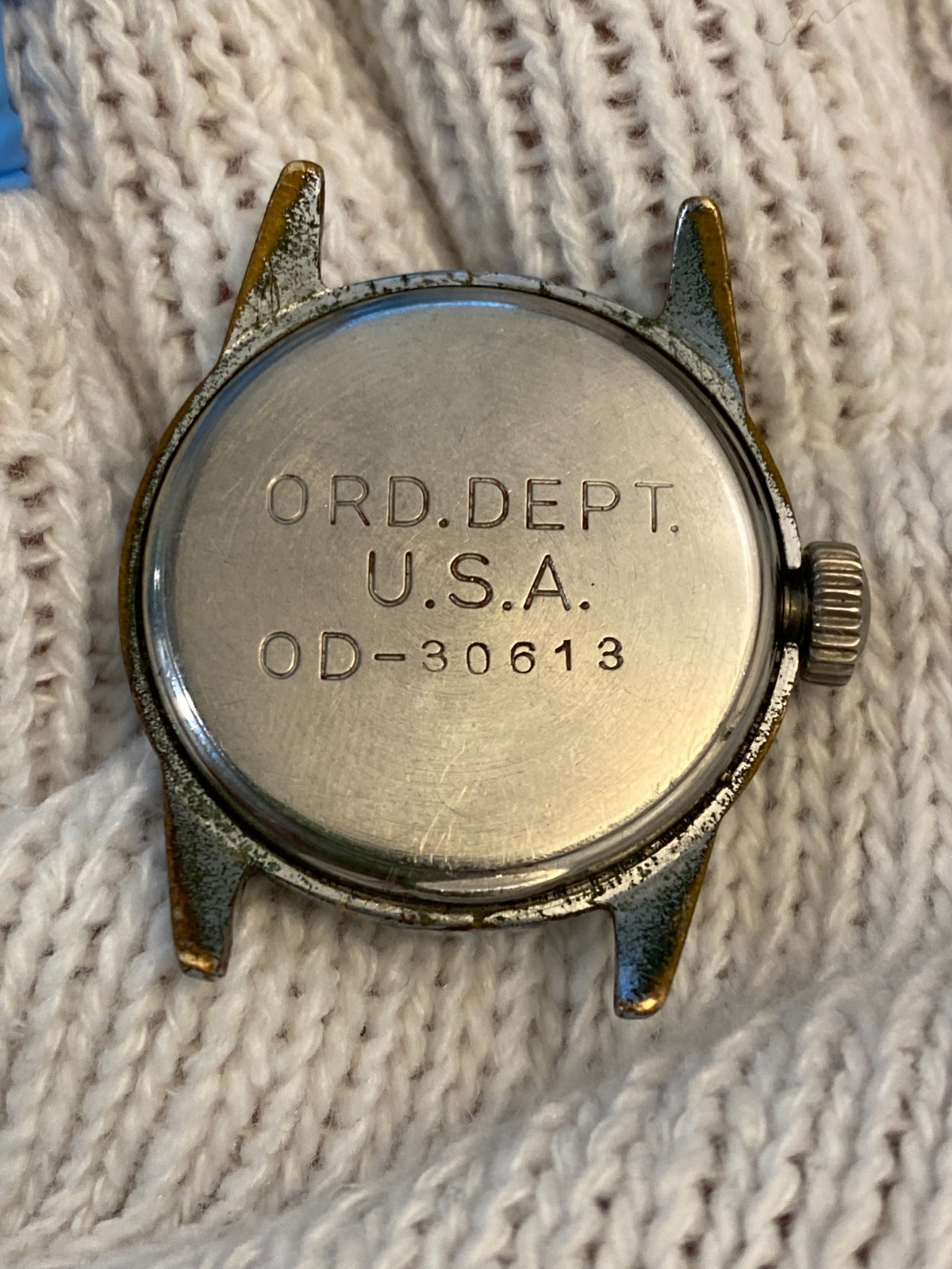 WWII ORD DEPT US Army Watch Hamilton 987A 17J OD-30613 Parts | Vintage Authentic