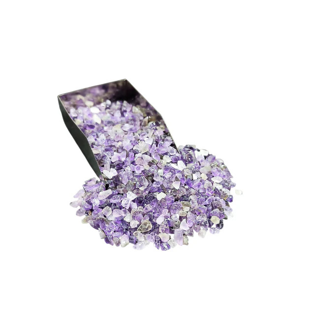 Amethyst Coarse Gemstone 3-5mm for Bottles Home Decor