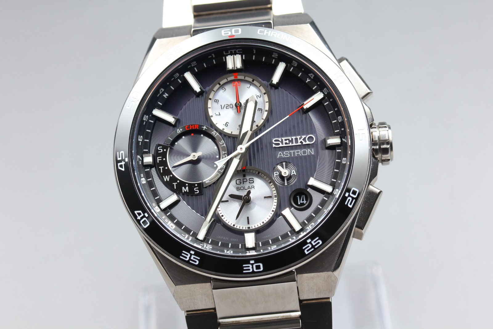 [w/Box Paper] SEIKO Astron Nexter SBXC151 GPS Solar Dual Time Chrono Men’s Watch