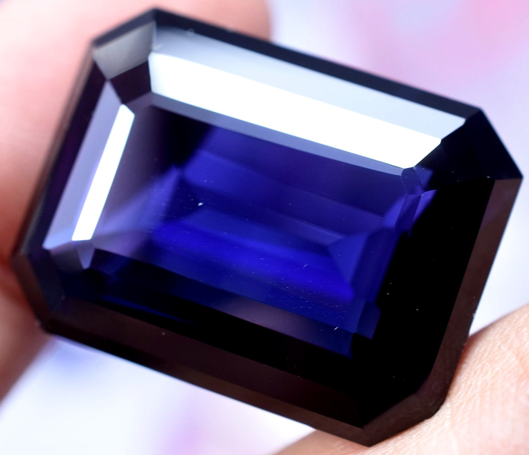 RARE Natural Purple-Blue Tanzanite 48.48 CT IF Certified Flawless Loose Gemstone