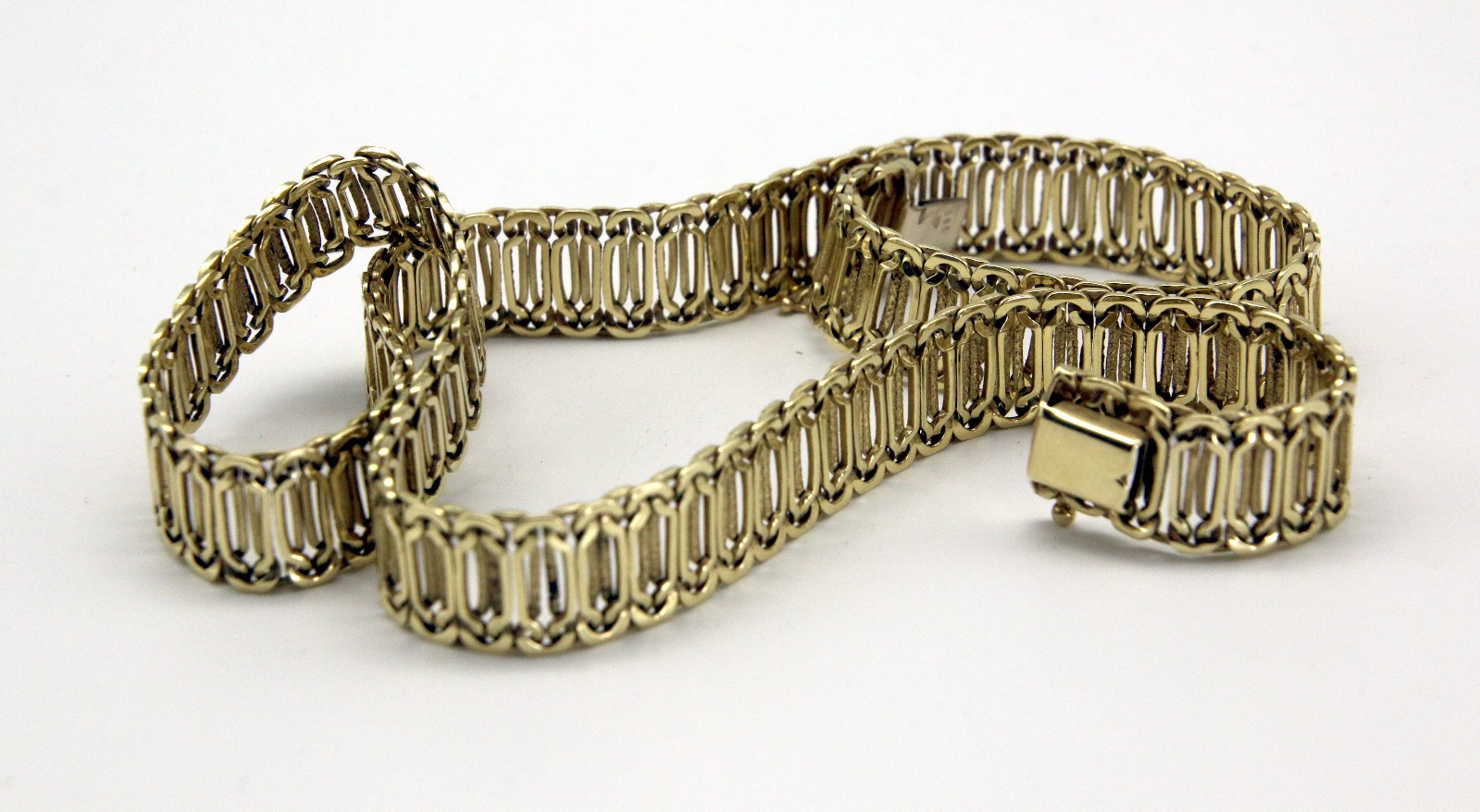 Ladies necklace necklace 585 gold 14 carat excellent condition 46 grams 45.5 cm length