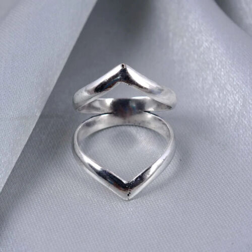 925 Sterling Silver Band Statement Ring Arthritis finger Handmade Ring All Size