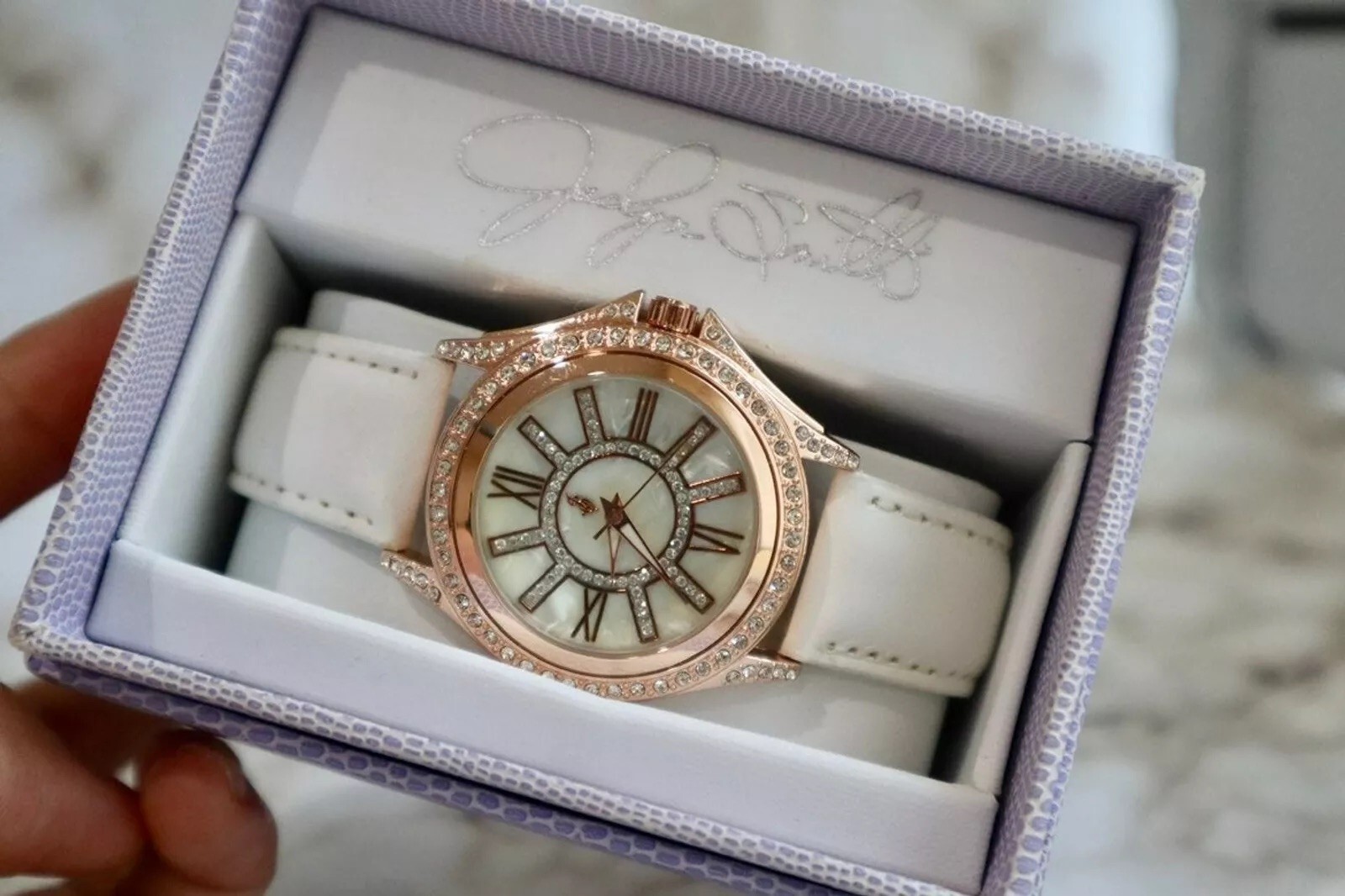 Jaclyn Smith Watch Gold Color NWTO