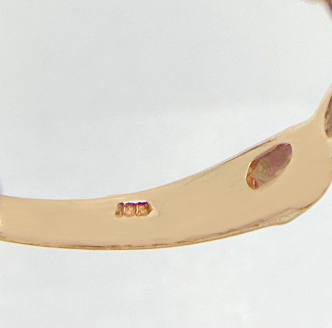 Black Hills Gold 10k Four Leaf Ladies Band Ring Size 6 1/2