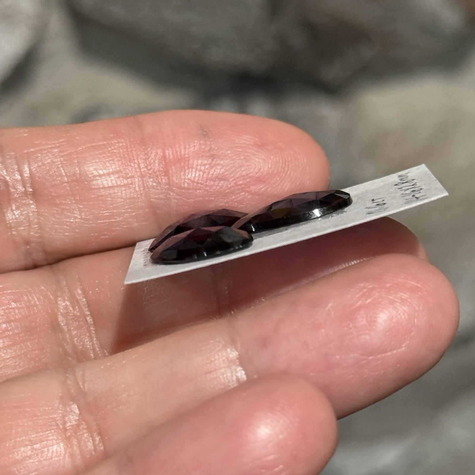 11.6ct 14-16×2.8mm 3pc Mixed Lot Fine Rose Cut Rhodolite Garnet Cabochon Gems