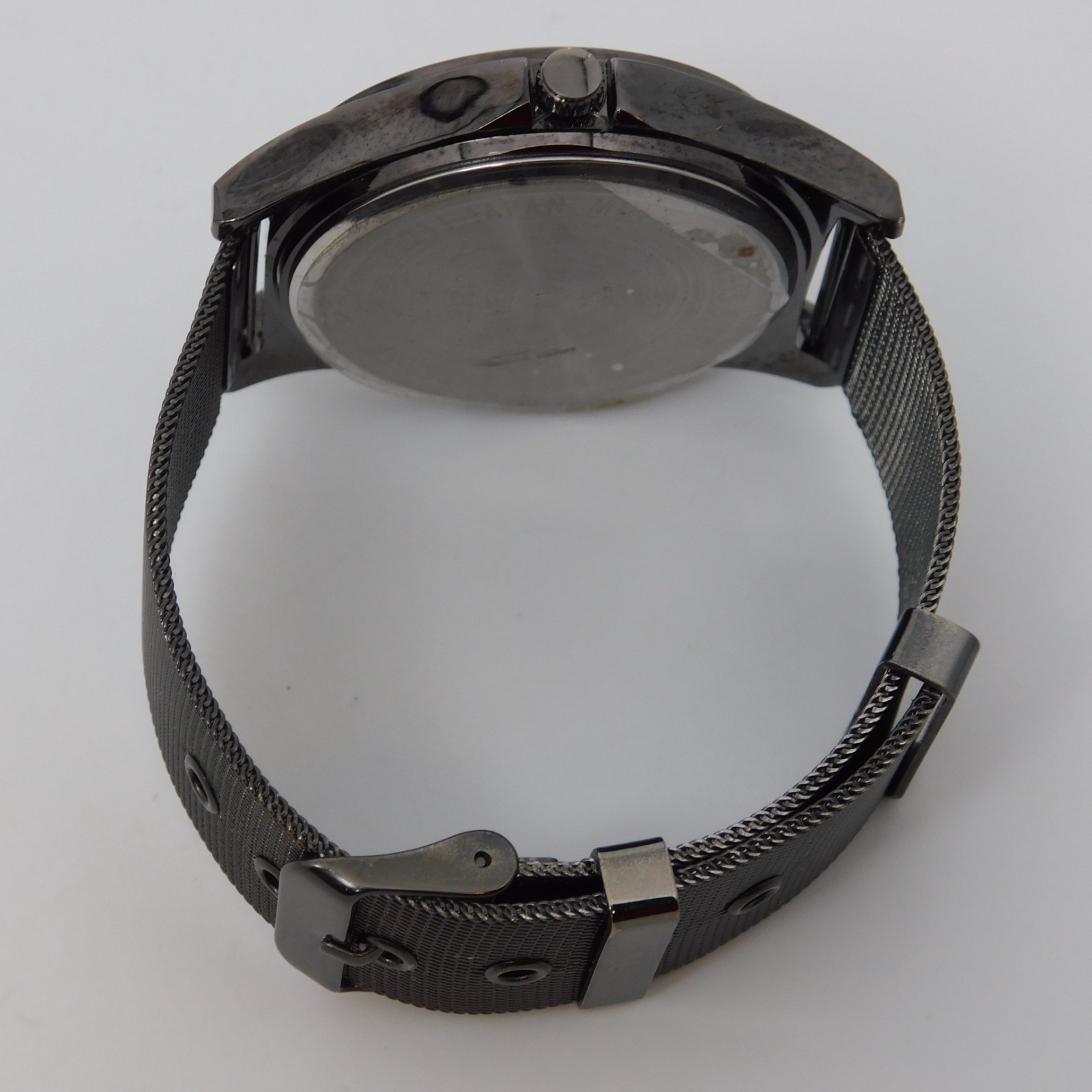 ACCUTIME WATCH CORP. 3037MWM Mesh Band Quartz Analog Men’s Watch New Battery