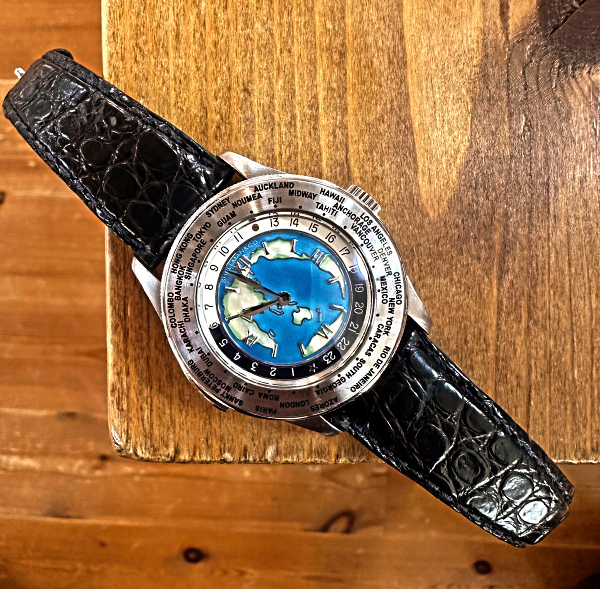 Shellman World Time Minute Repeater Croazone Dial world limited 999 Overhauled