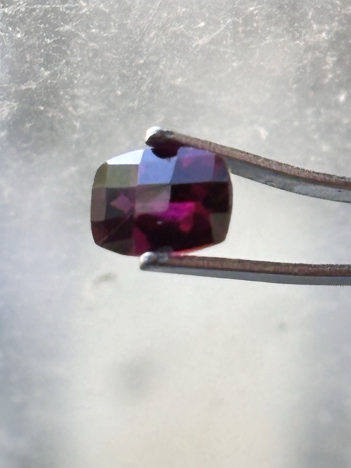 Genuine Red Tourmaline Cushion Cut Loose Gemstone 5x7mm 1.0 ctw