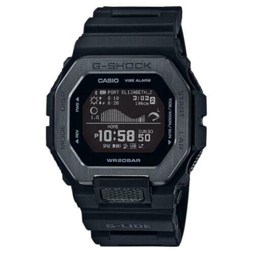 CASIO G-SHOCK GBX-100NS-1 G-LIDE Bluetooth Tide Graph Moon Data Watch 46mm