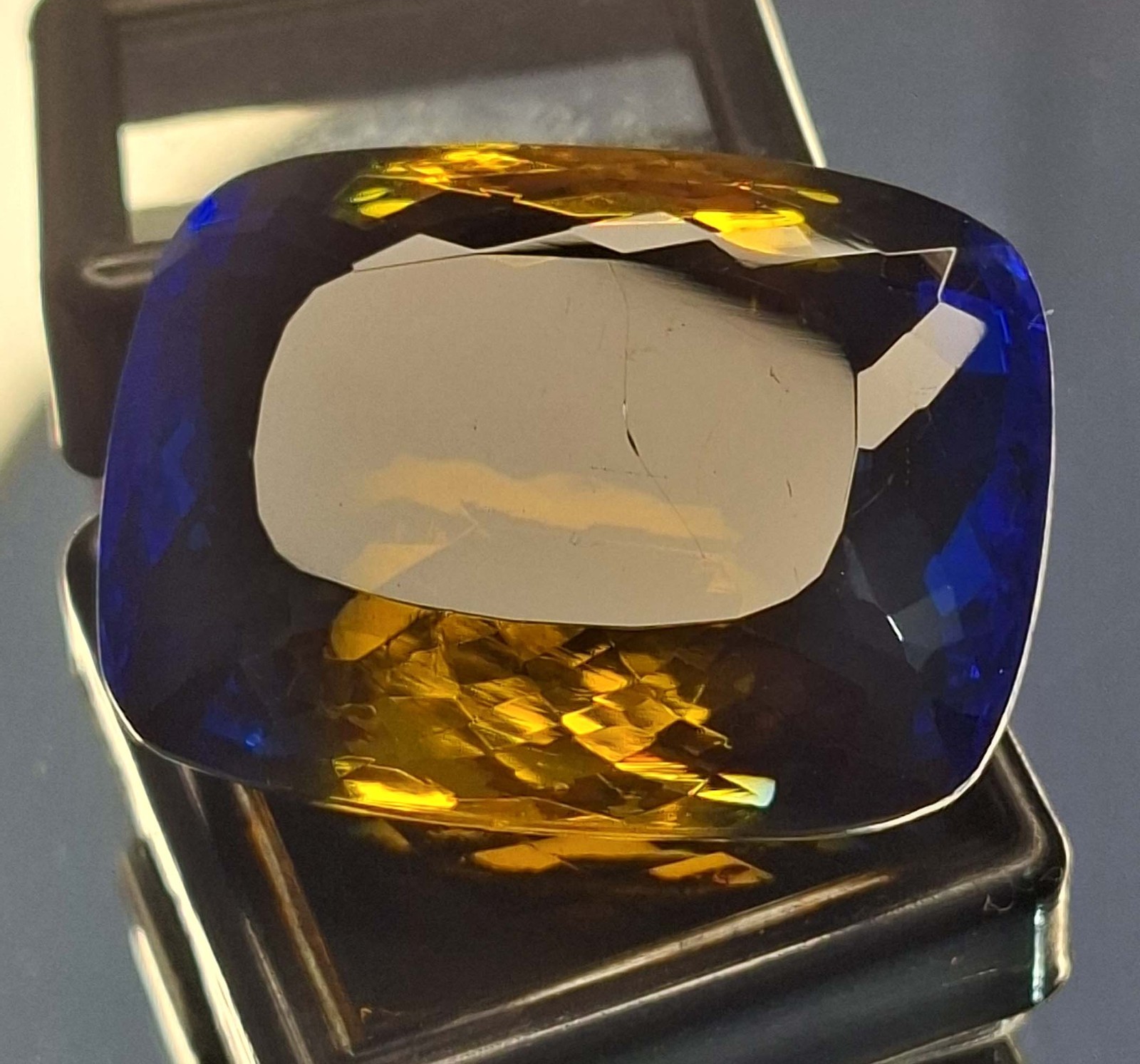 Cushion Cut Natural Ametrine 100-102 Ct Certified Loose Gemstone RK934