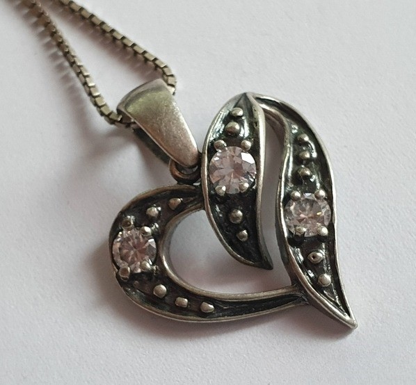 Vintage Necklace sterling silver 925. Сhain length 50 cm. Weight 7.36 g.