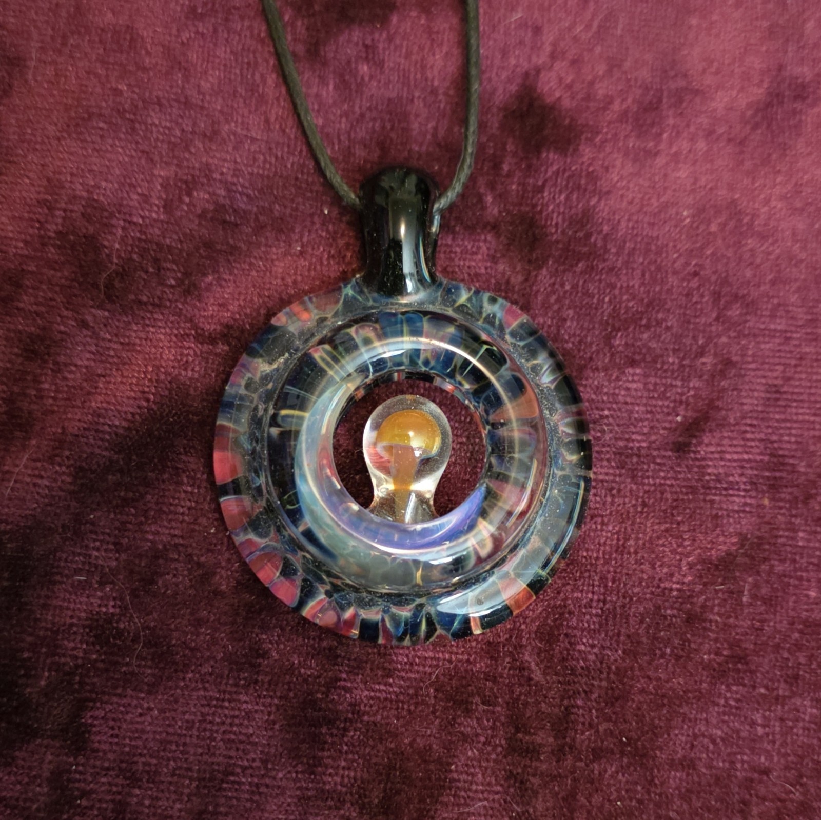 Mushroom Pendant – Handmade Glass