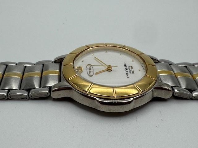 Ladies Nero Pa-Nero Milano Two Tone Quartz Watch New Battery