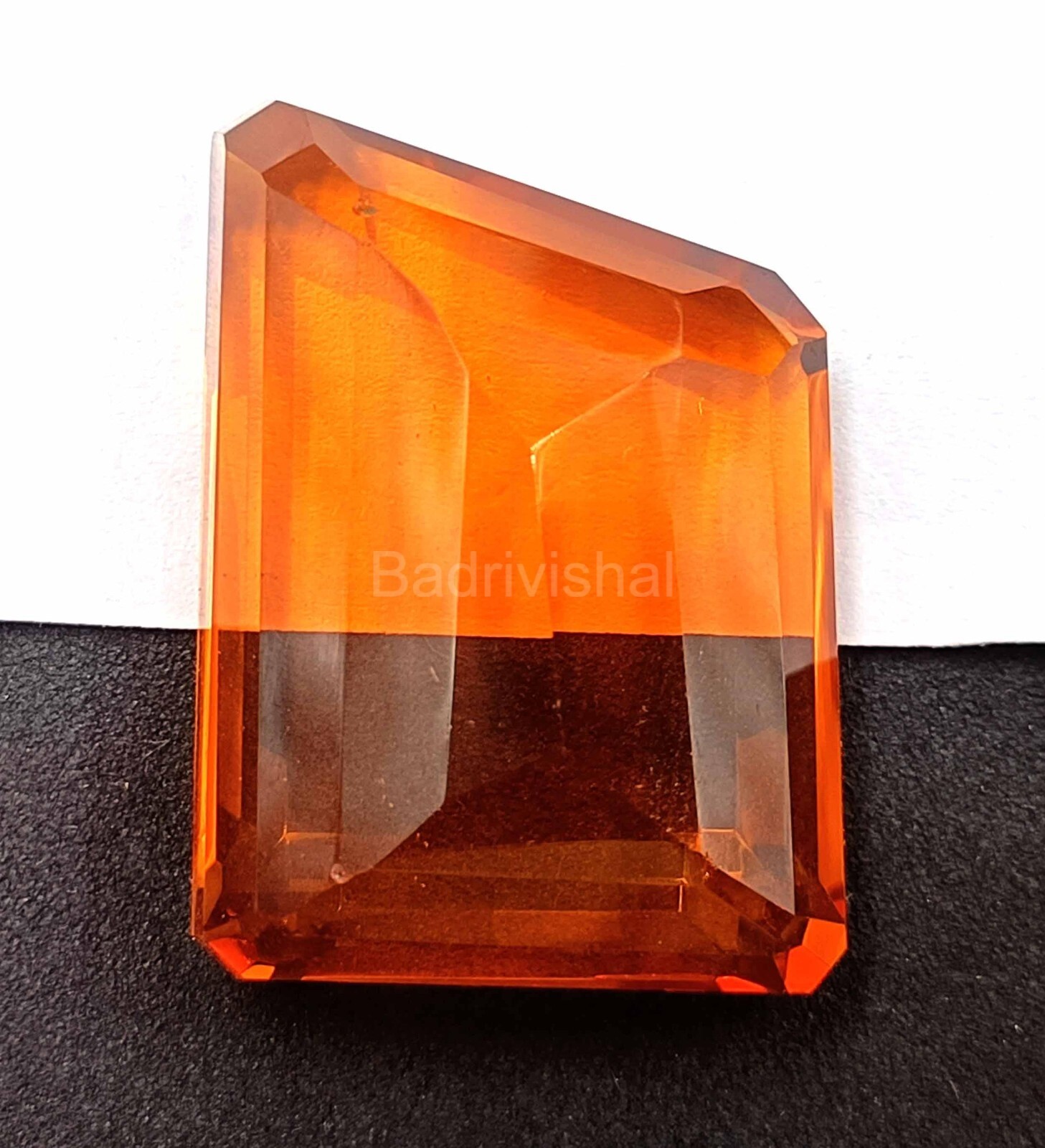 105 Ct IGL Certified Yellow Citrine Brazil Fancy Cut Loose Gemstone EUW