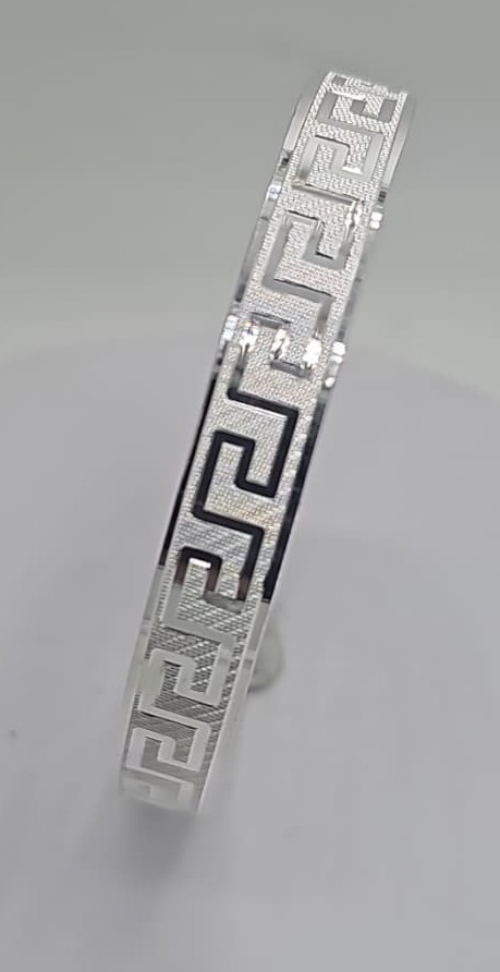 Punjabi Kada | 999 Pure Silver Sikh Bracelet | Personalized Men’s Kara