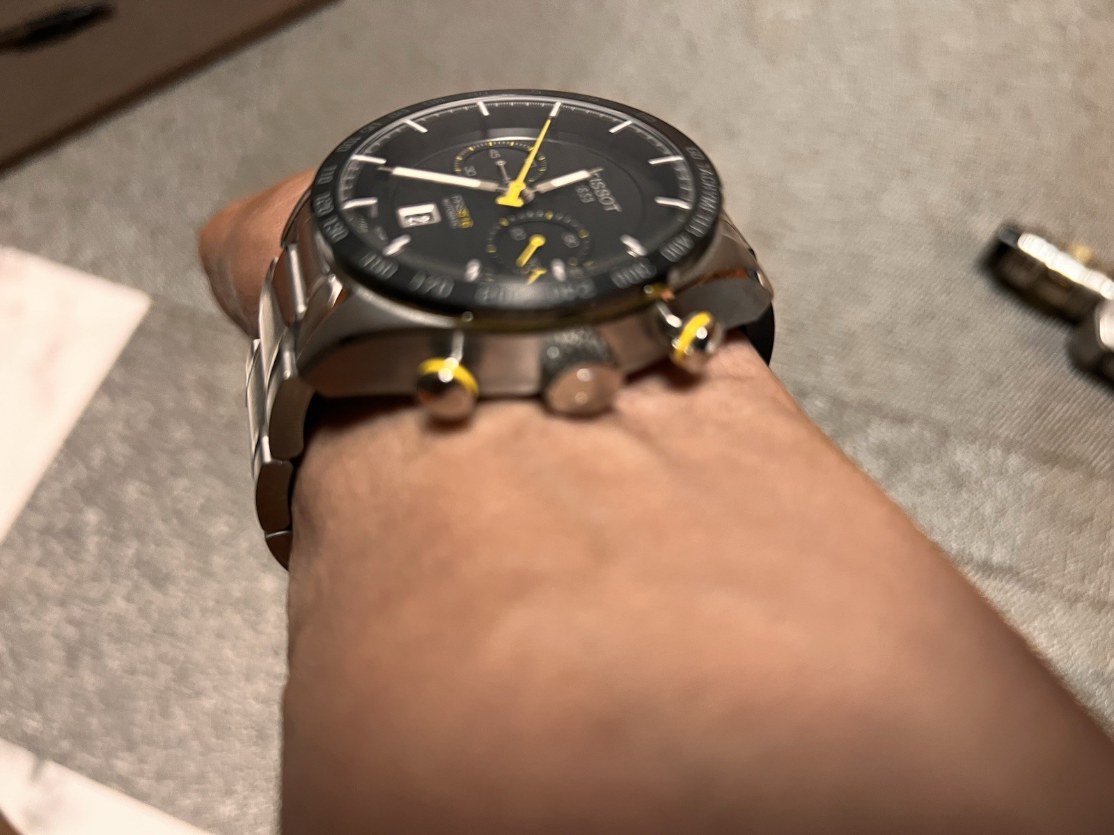 Tissot Men’s Black Watch – T100.417.11.051.01 PRS516 Automatic