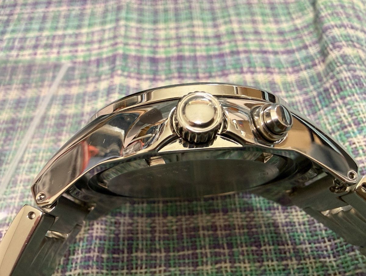 [EXC+5] Vintage Seiko SUS SCVF005 Quartz 1/100 Chronograph Men’s Watch