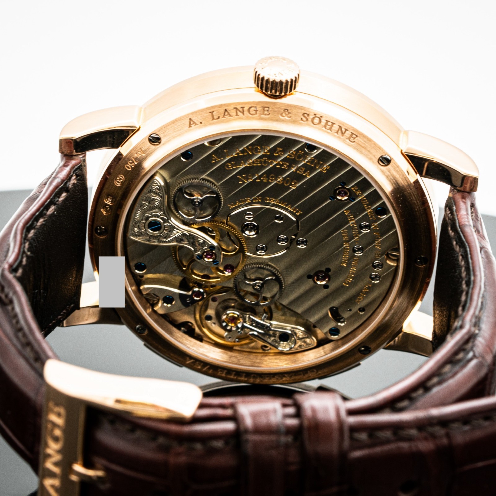 A. Lange & Söhne Lange 1 Time Zone in 18k Pink Gold 136.032 Box and Papers