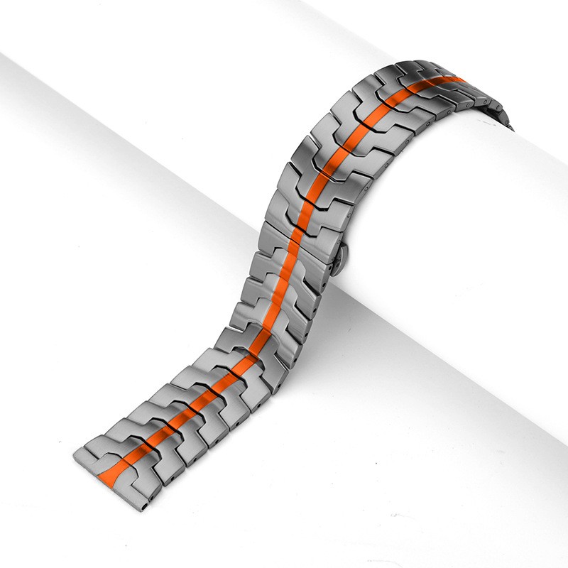 Quality Solid Stainless Steel Watch Strap Men’s Fashion Metal Bracelet 20mm 22mm