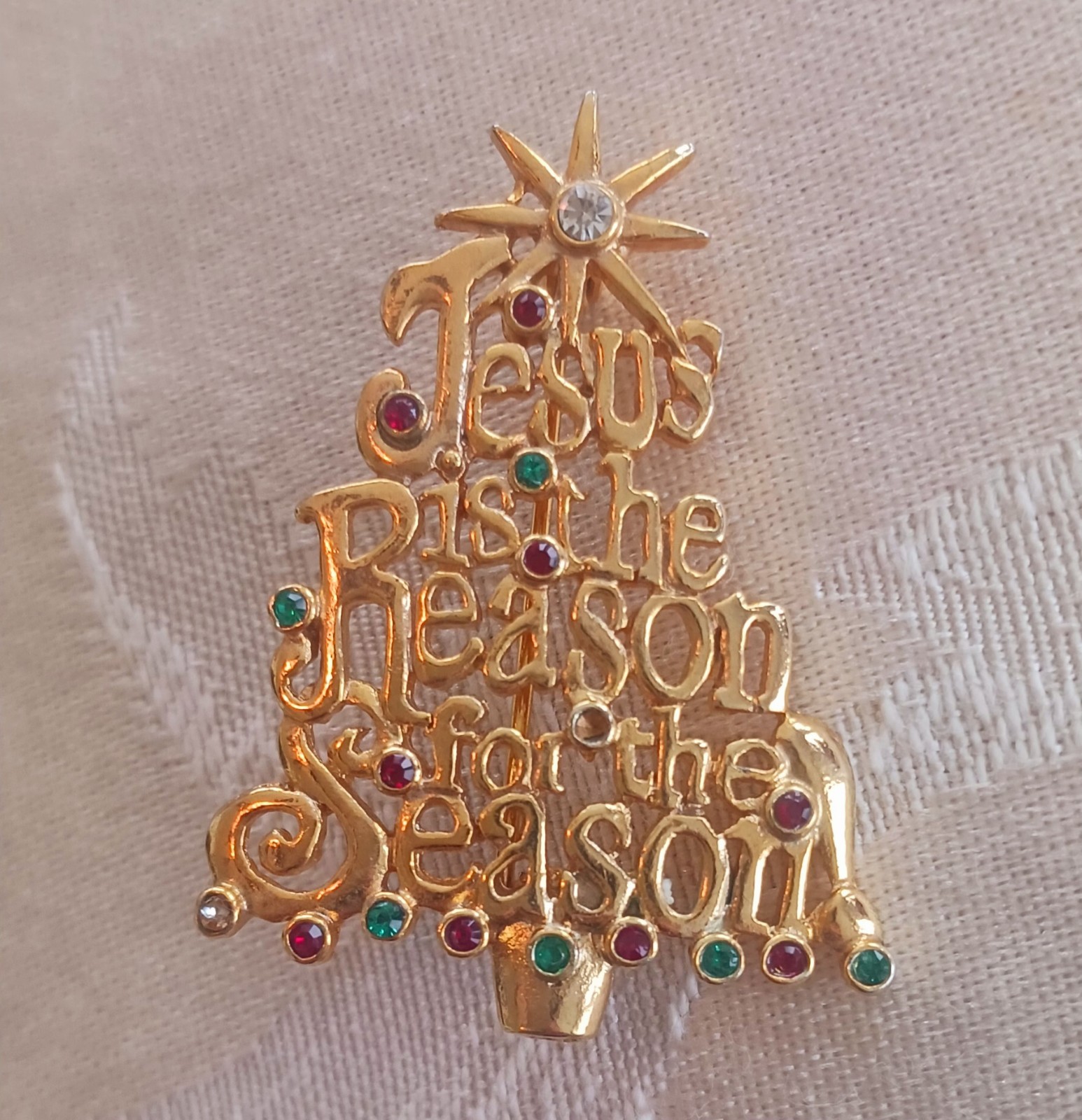 Estate Christmas Tree Brooches ~ TRIFARI CROWN ~ART ARTHUR ~GERRYS AVON ~ WIRE +