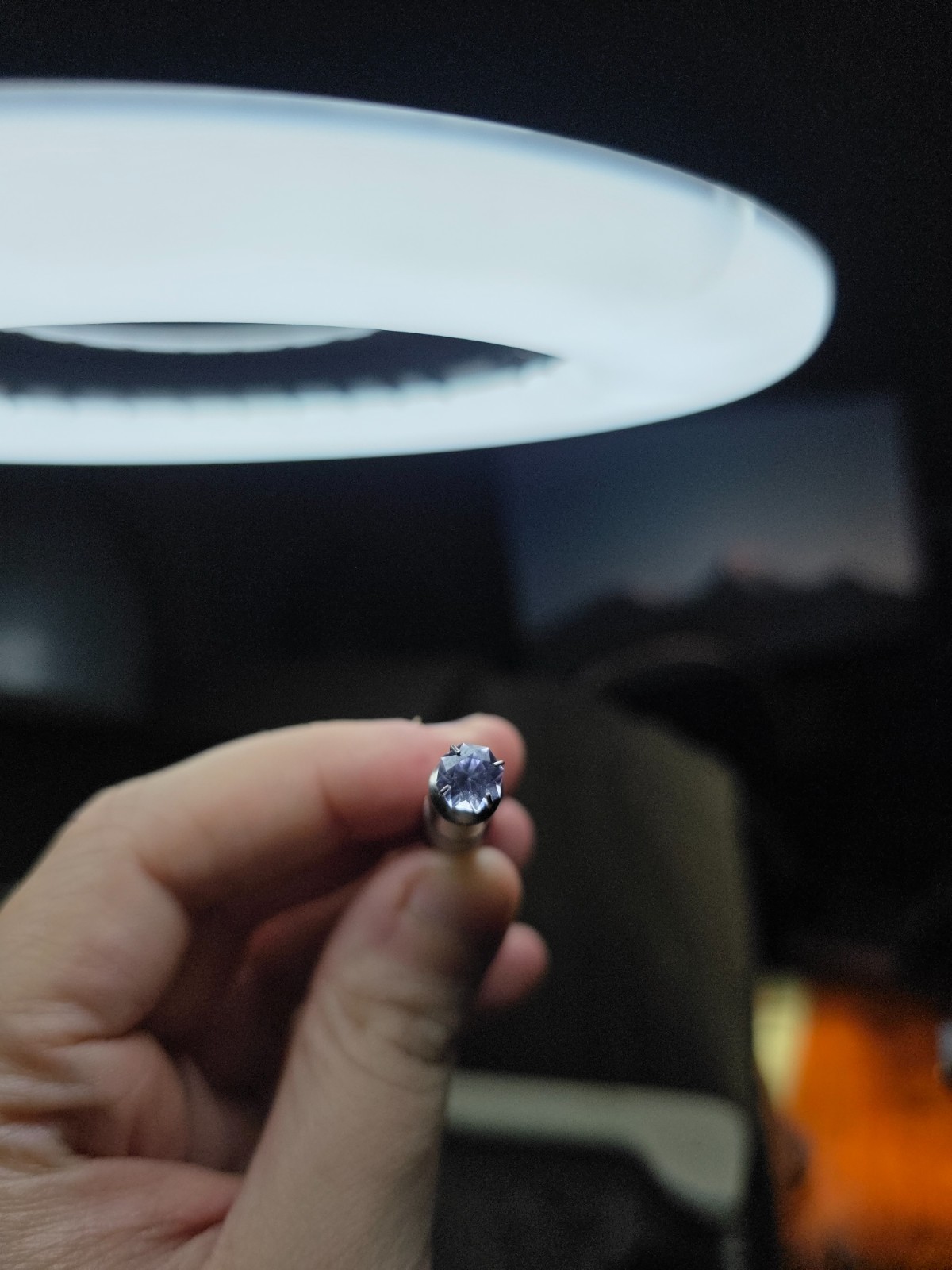 LILAC Lab Garnet YAG – 6.127mmx4.387mm Fantasy Octaganal Round Hand Fabricated