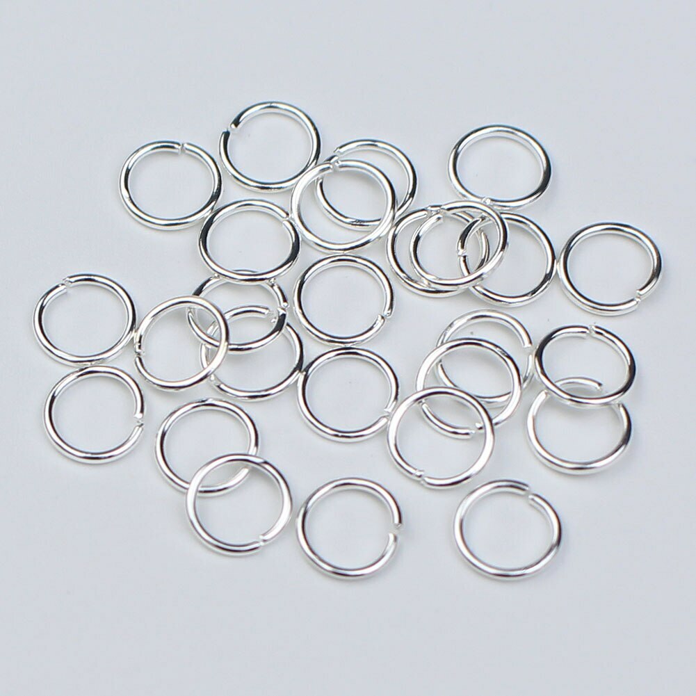 200pcs/lot 4 5 6 8 10 12 Jump Rings Connectors for Diy Jewelry Making Findings