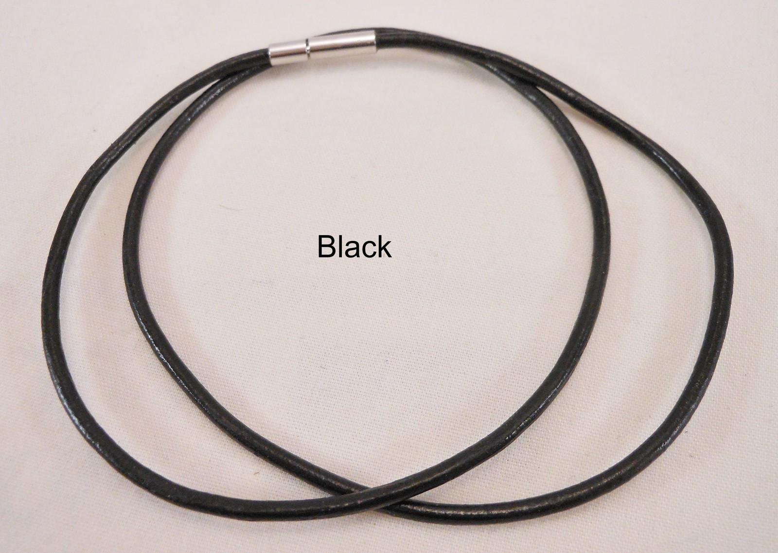 Leather Necklace Cord Surfer Choker Necklace 2mm with Bayonet Clasp USA – Unisex