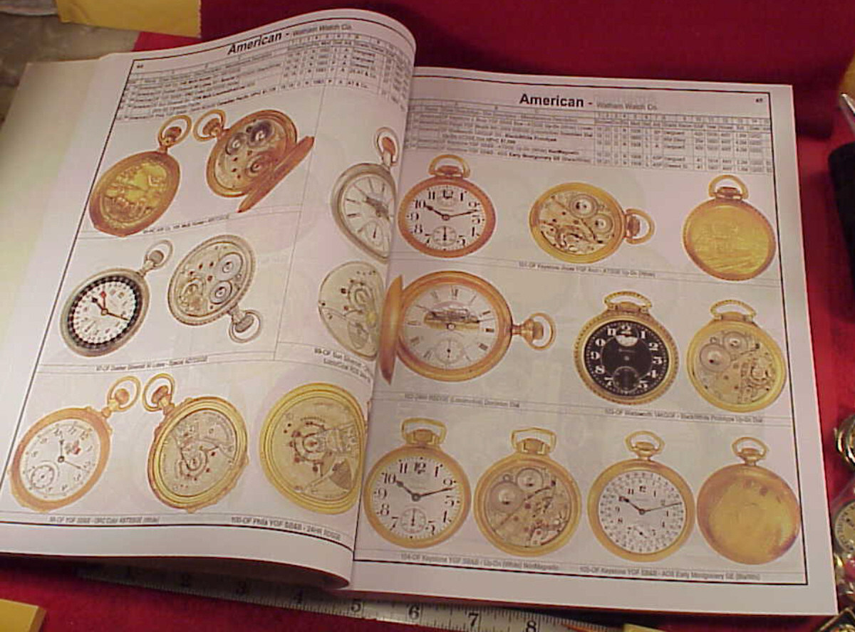BEGINNING TO END BOOK VINTAGE AMERICAN POCKET WATCHES ROY EHRHARDT 469 pages