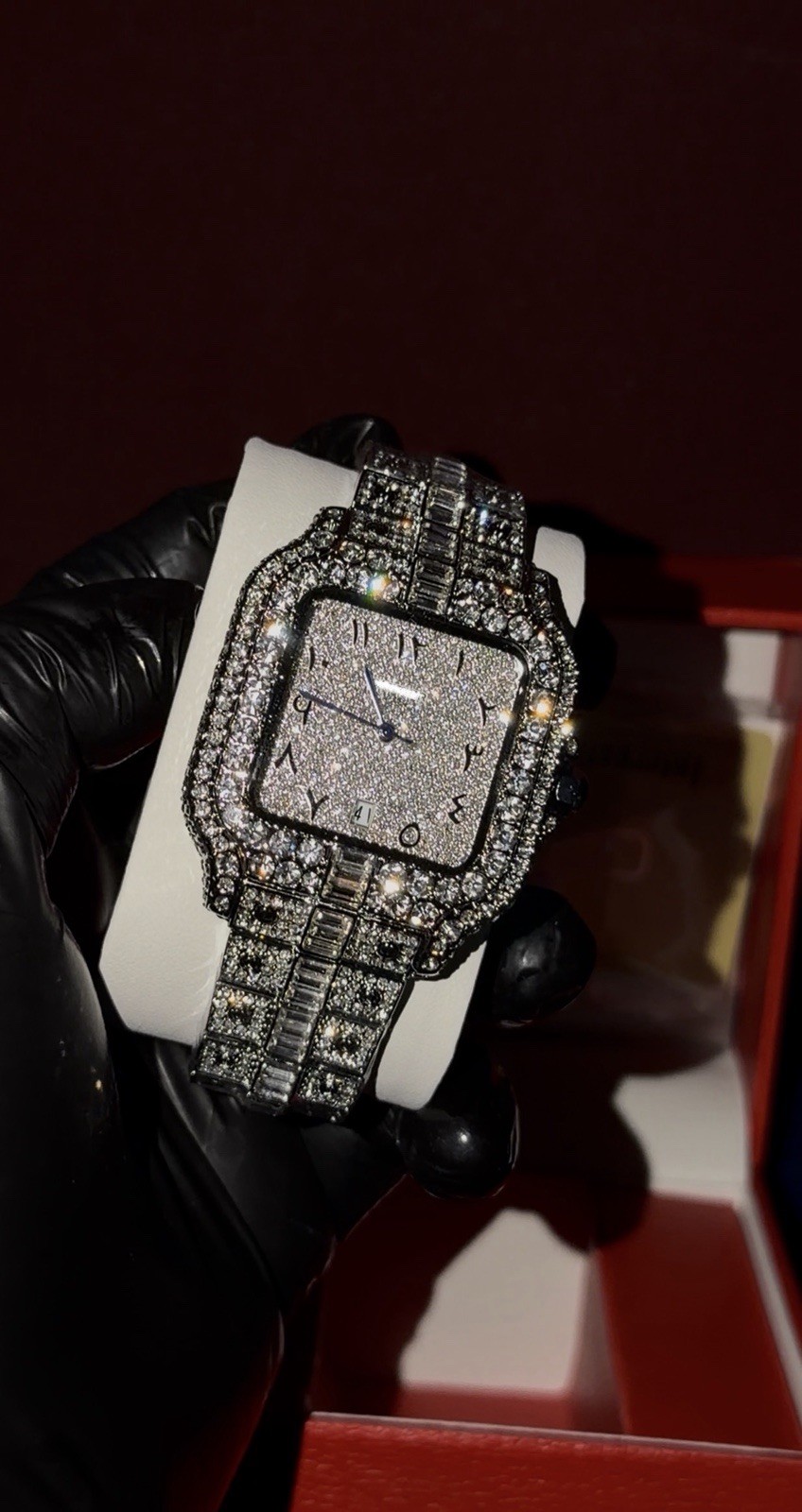 High Quality Iced Out Watch, Fully Functional, Great Quality Stainless Steel